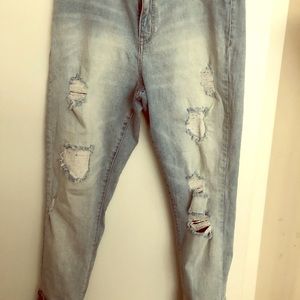 DESTROYED SOHO JEANS, SZ: 12